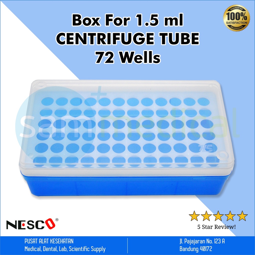 [00320180049] Nesco Rack for Centrifuge 1.5ml 72lubang KJ813