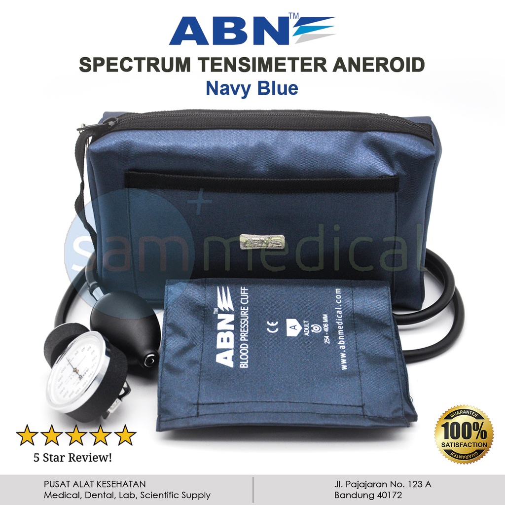 ABN Spectrum Tensimeter Aneroid - Navy Blue