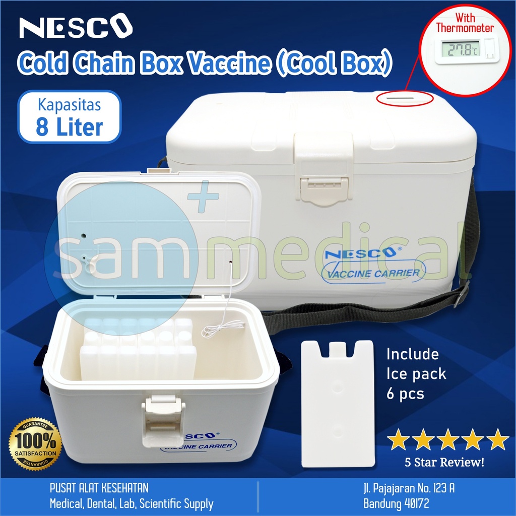 Nesco Cool Box / Vaccine Cooler 8liter