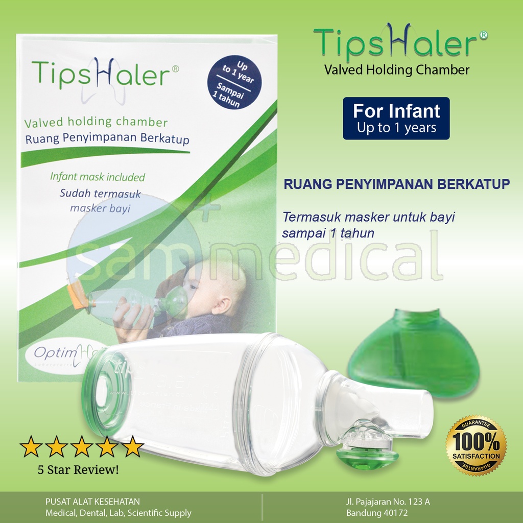 [00120180369] TipsHaler® Valved Holding Chamber Infant (0-1th)