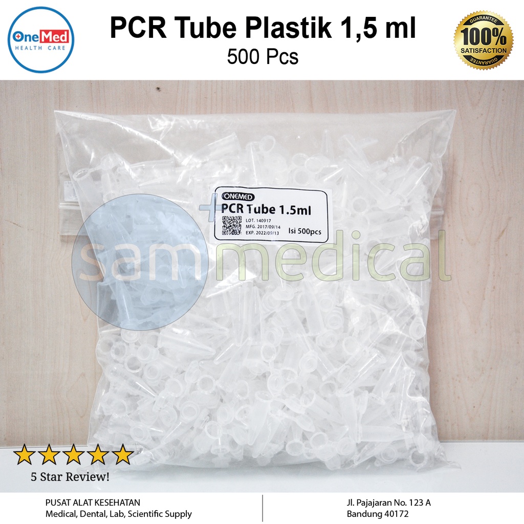 [00120180379] One Med PCR Tube Plastik / Eppendorf 1.5ml @500pcs