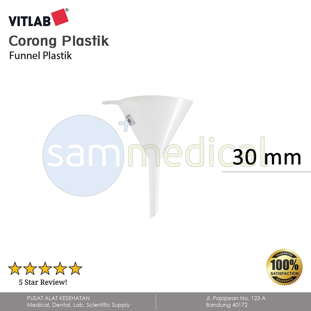 [00120180383] Vitlab Corong Plastik PP 30mm(41094)