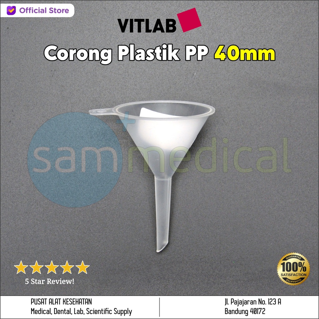 Vitlab Corong Plastik PP 40mm(41194)
