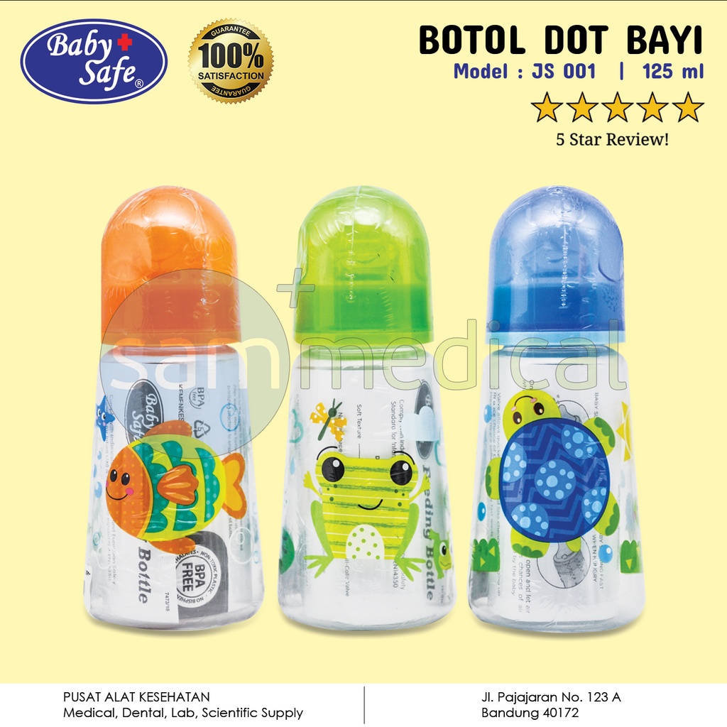 [00620180003] Baby Safe Botol Asi 125ml JS 001