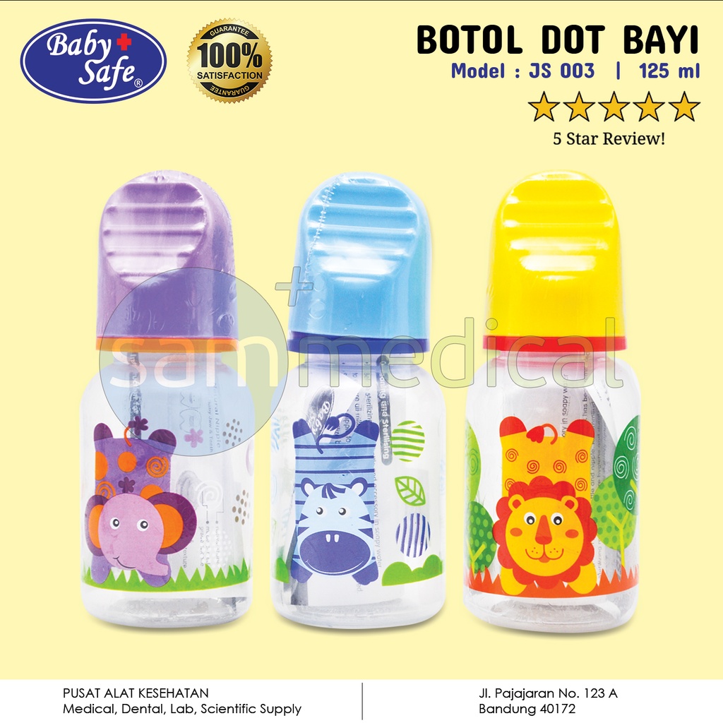 [00620180005] Baby Safe Botol Asi 125ml JS 003