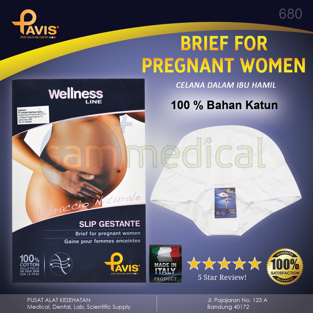 [00120180398] PAVIS Brief for Pregnant Women 680 - XL (105-117cm)