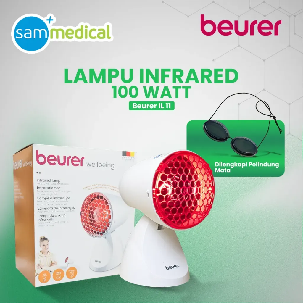 [00120180417] Beurer Lampu Infra Red 100watts IL 11 