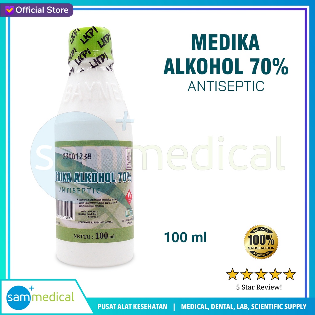 [001220180002] Medika Alkohol 70% - 100ml
