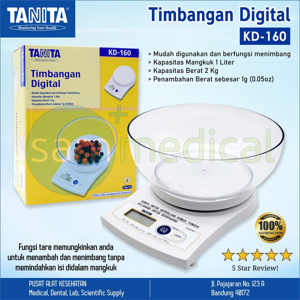 Tanita Timbangan Digital 2kg KD-160N