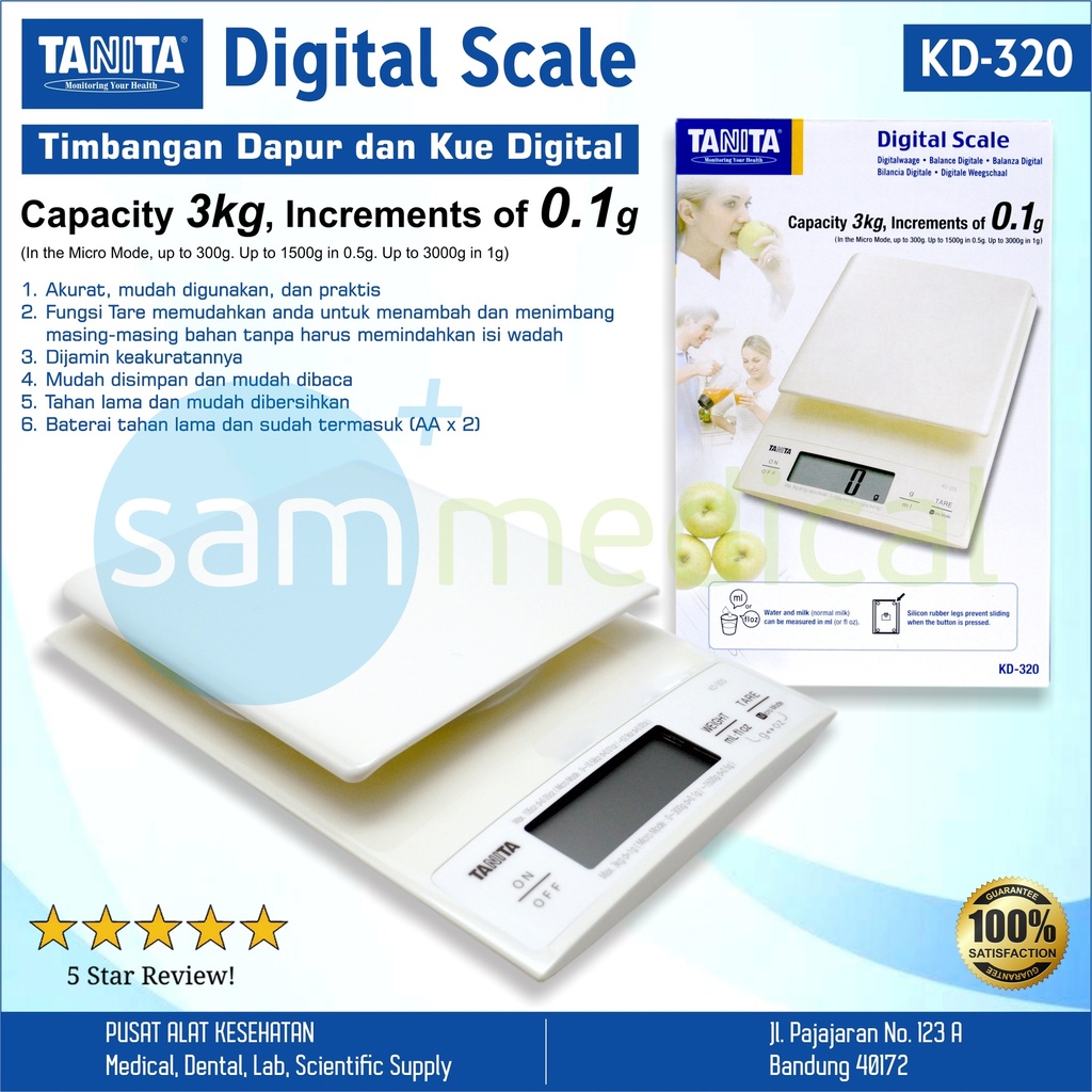 Tanita Timbangan Digital 3kg KD-320