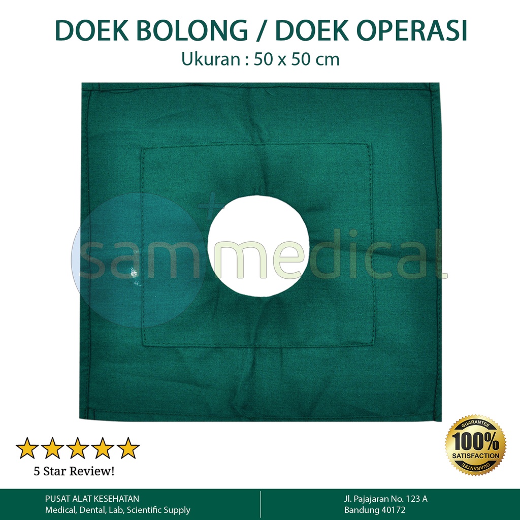 [00120190075] Lokal Doek Bolong - 50 x 50 cm