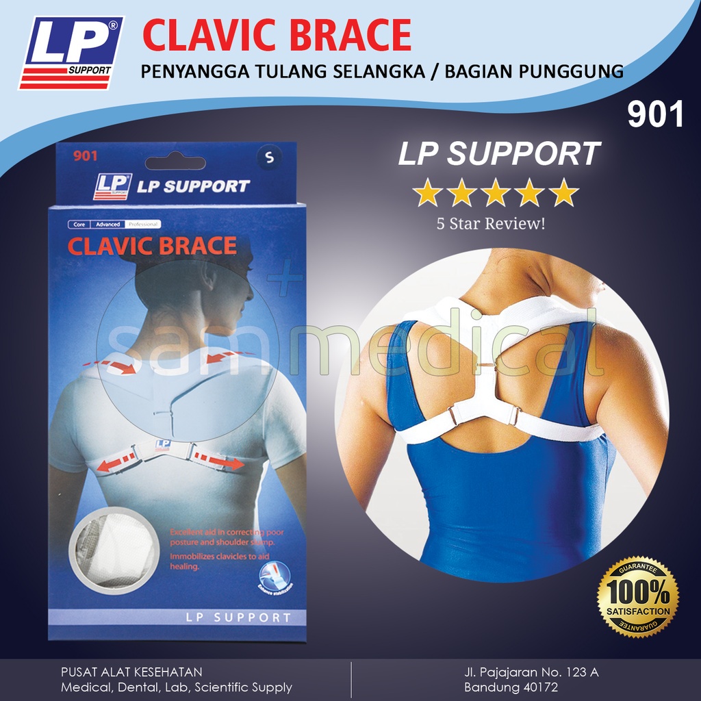 [00120190169] LP Support Clavic Brace Size M - LP 901