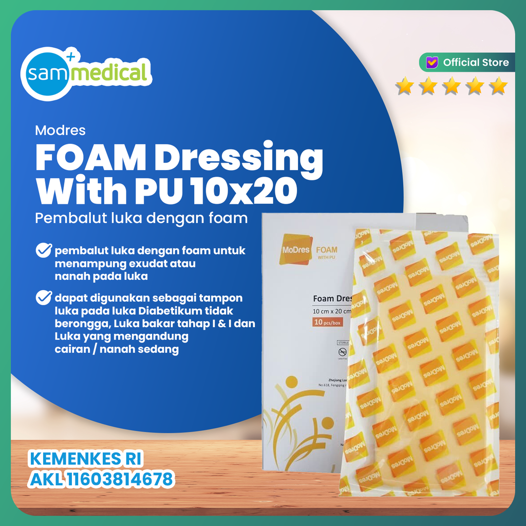 MoDres N Foam With PU - 10x20cm (orange)