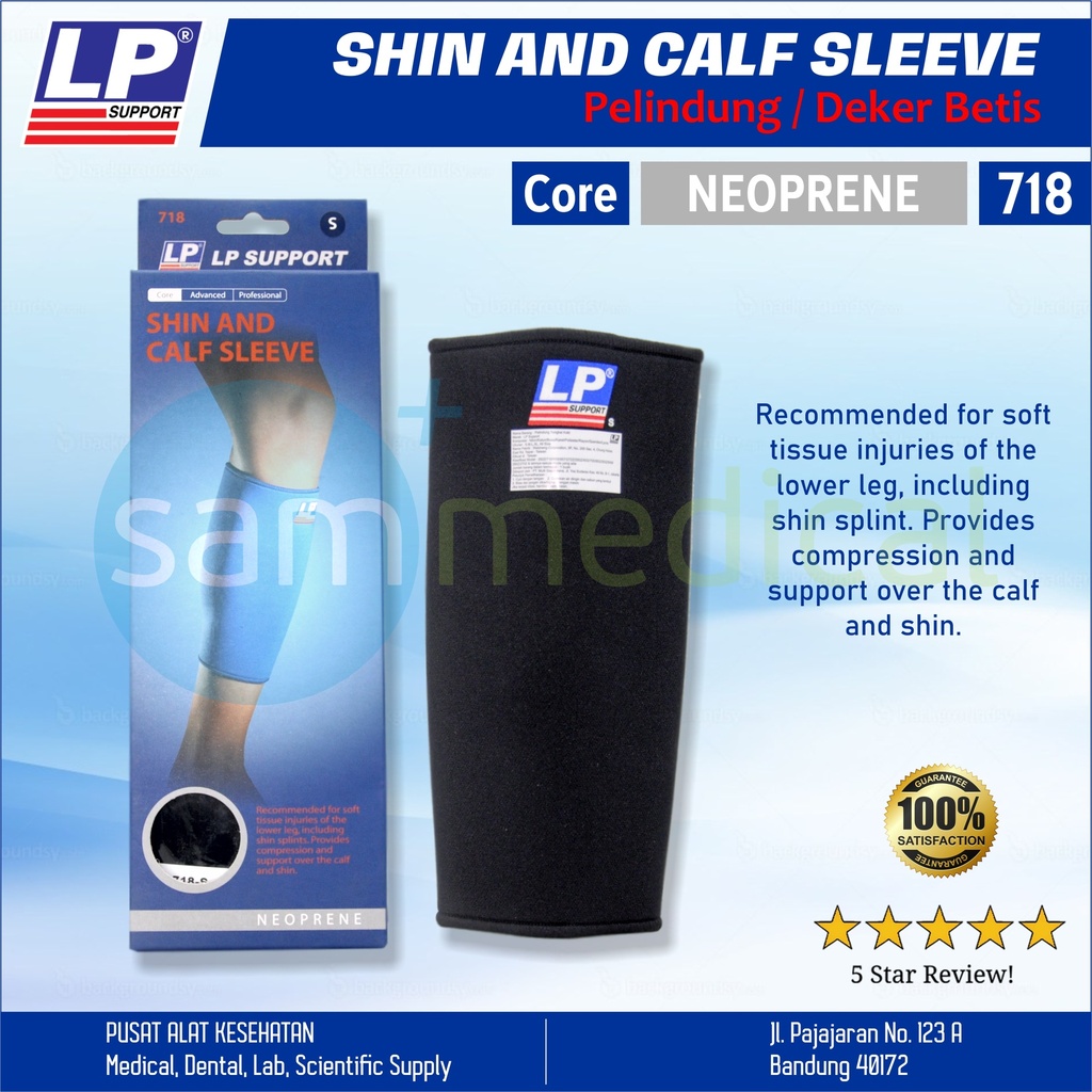 [00120190319] LP Support Shin & Calf Sleeve LP-718 Size S