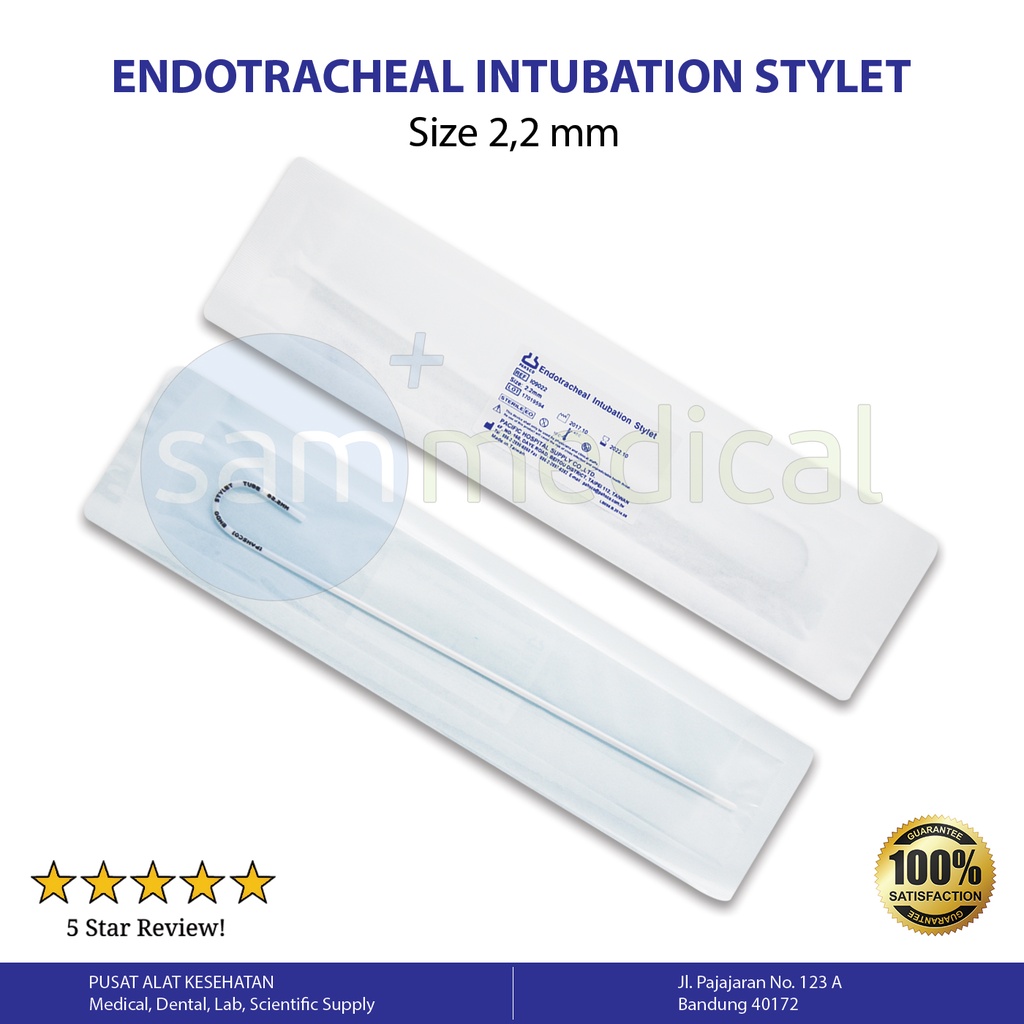 [00120190341] Pahsco Endo Stylet ETT Bayi - 2.2mm