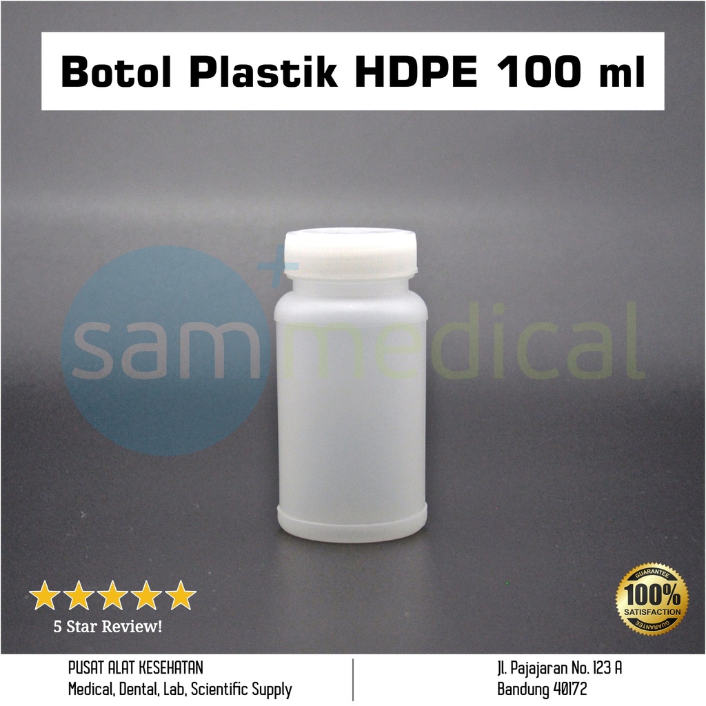 [00120190393] Botol Plastik HDPE 100ml