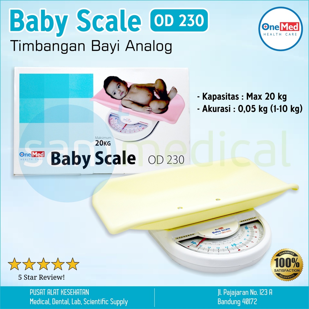 [00120190396] One Med Timbangan Bayi Analog OD-230