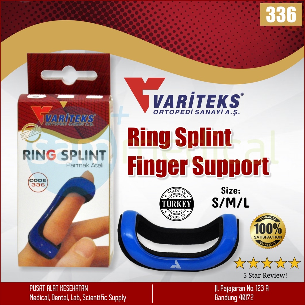 Variteks Ring Splint / Finger Support Size S Var 336