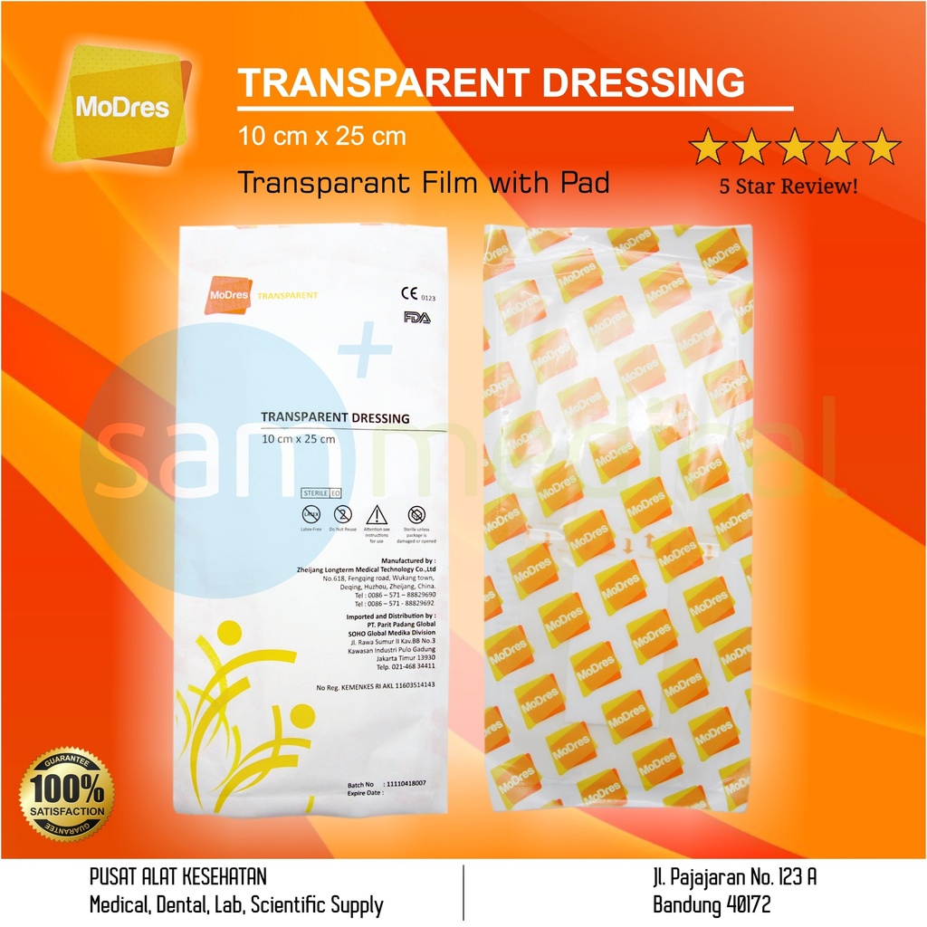 MoDres Foam Transparant 10x25cm