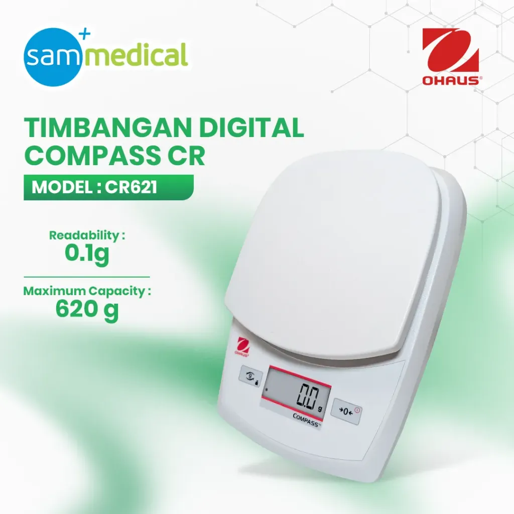 OHAUS Compass CR Timbangan Digital 620gr x 0.1g CR 621