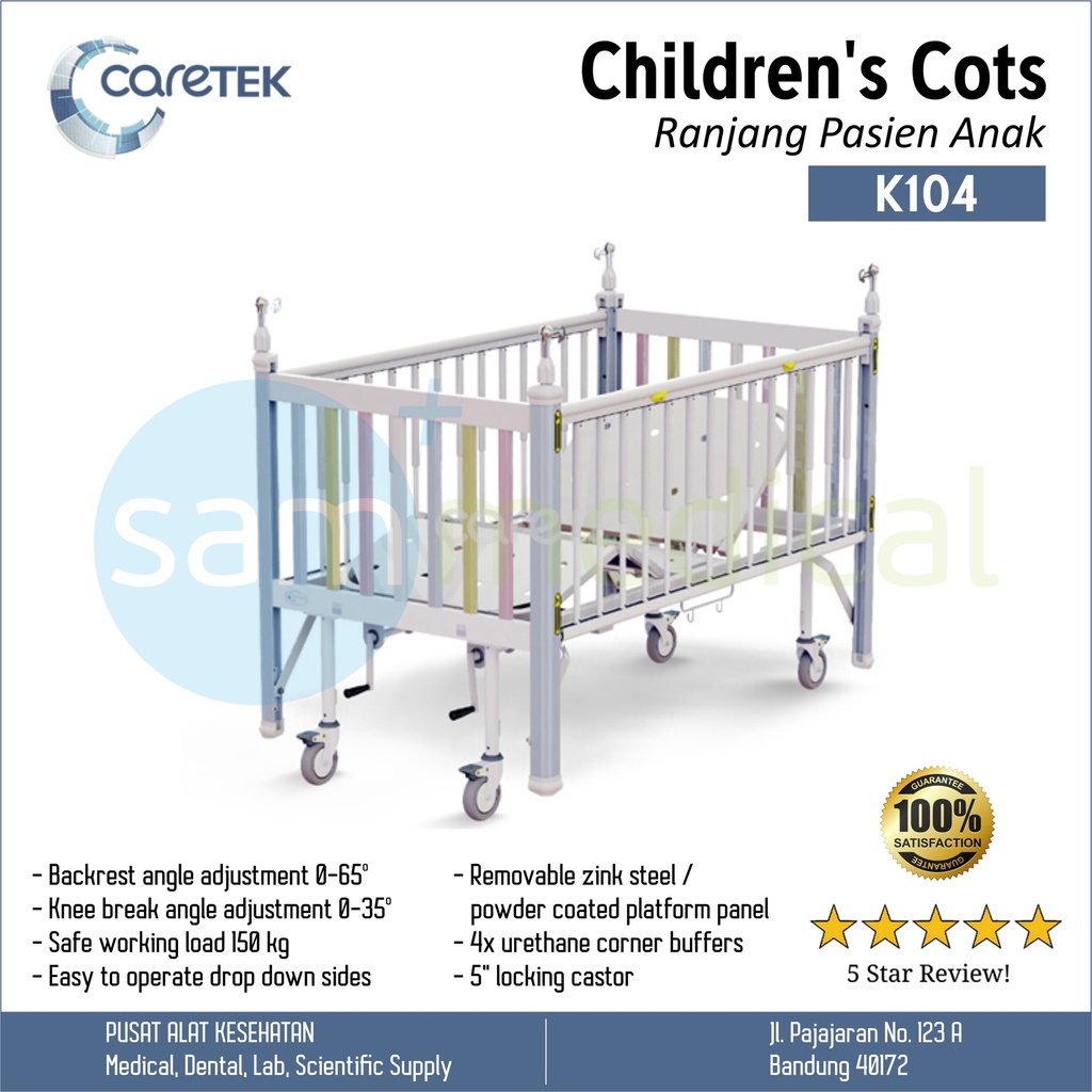[00120190601] Caretek Children Cot / Ranjang Pasien Anak K 104