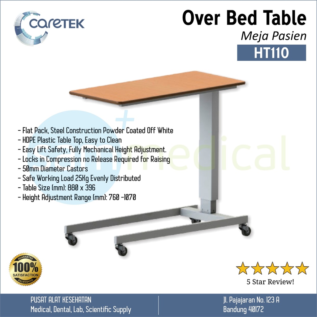 Caretek Overbed Table HT 110