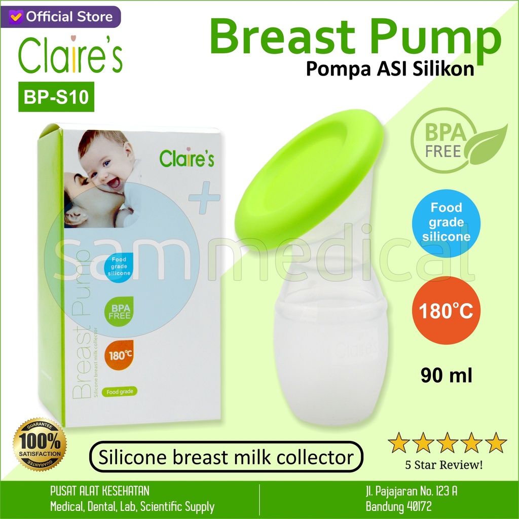 [00620190016] Claire's Silicone Breast Pump M11/S10