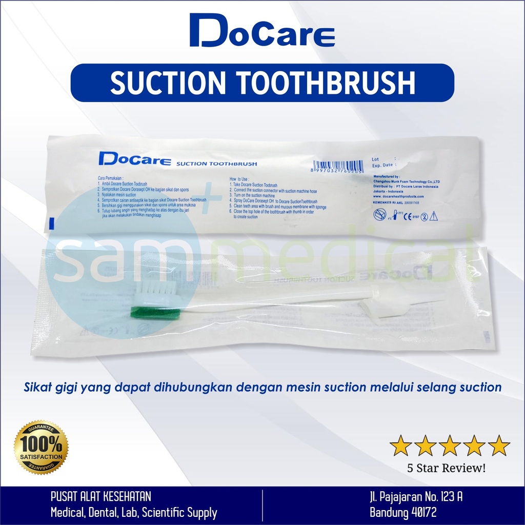 [00120190620] DoCare Suction Toothbrush - Sikat Gigi Suction