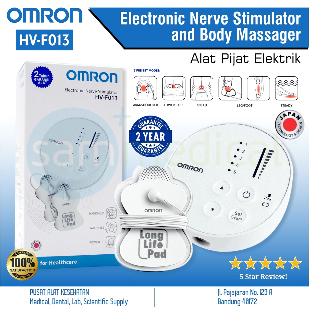 Omron Electronic Nerve Stimulator and Body Massager HV-F013