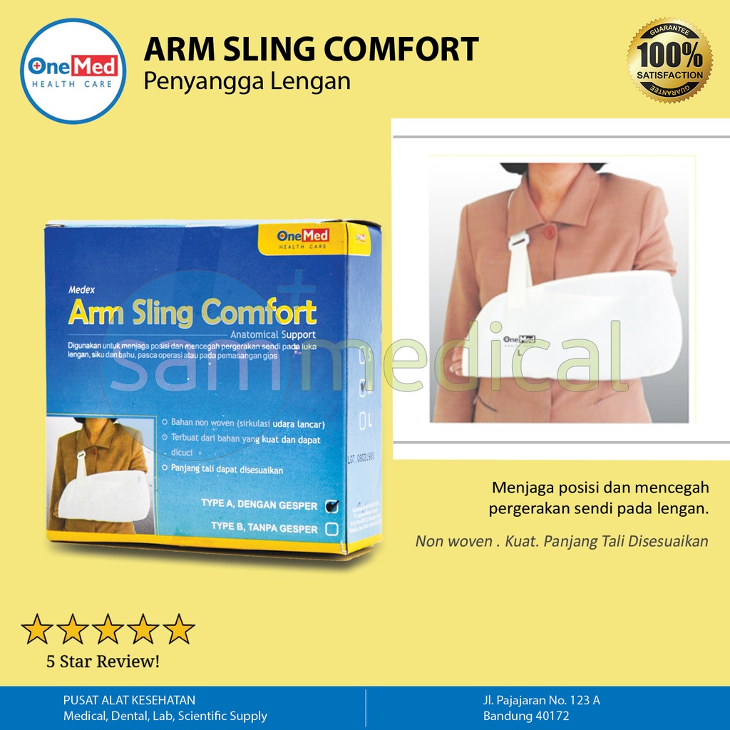 One Med Arm Sling Non Woven Size L