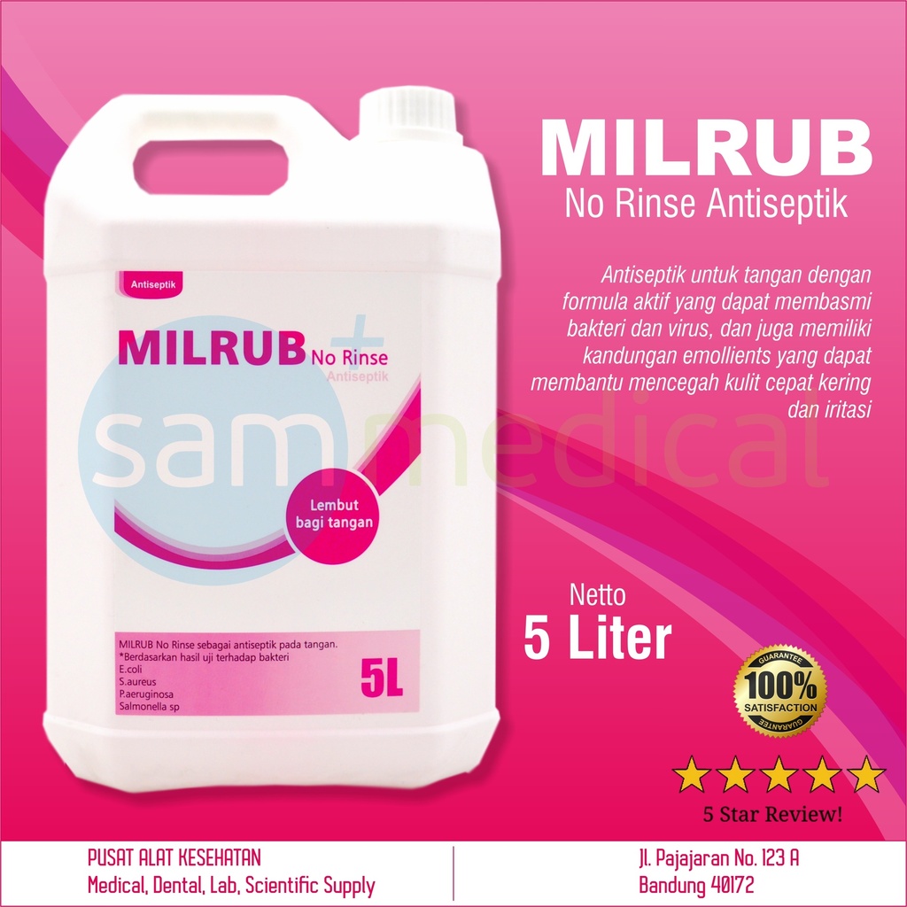 [00120200124] MILrub CHG eco Hand Rub GALON 5000ml