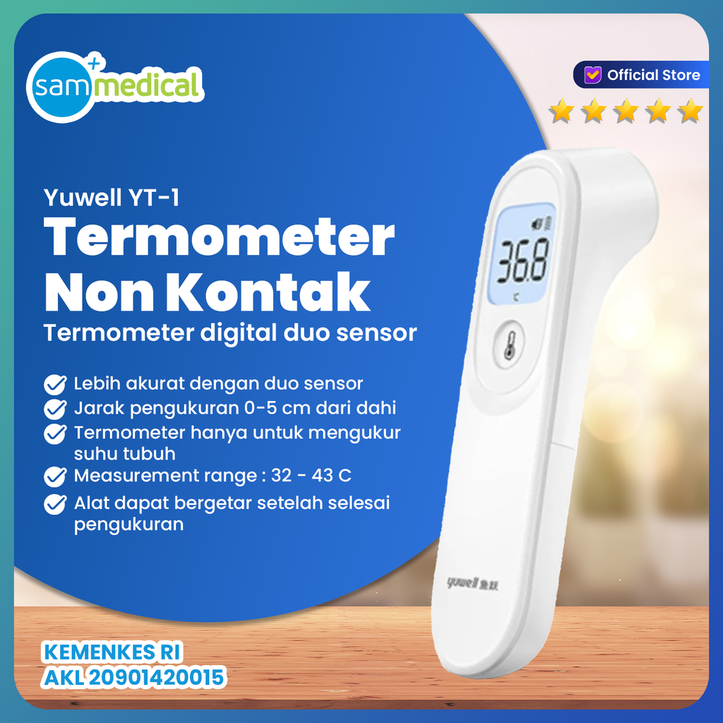 [00120200125] Yuwell Thermometer Head Infrared Dual Sensor YT-1