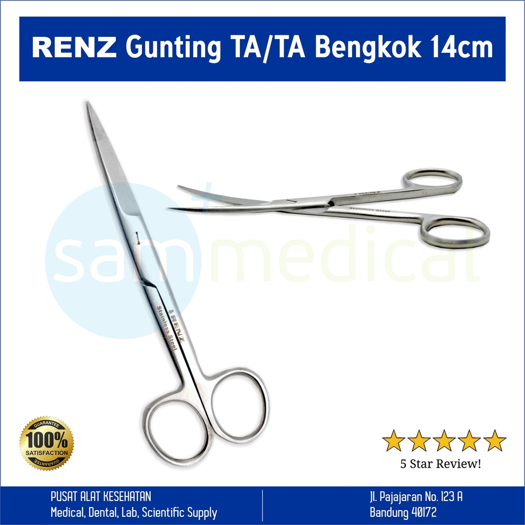 [00120200139] Renz Gunting TA/TA Bengkok 14cm 