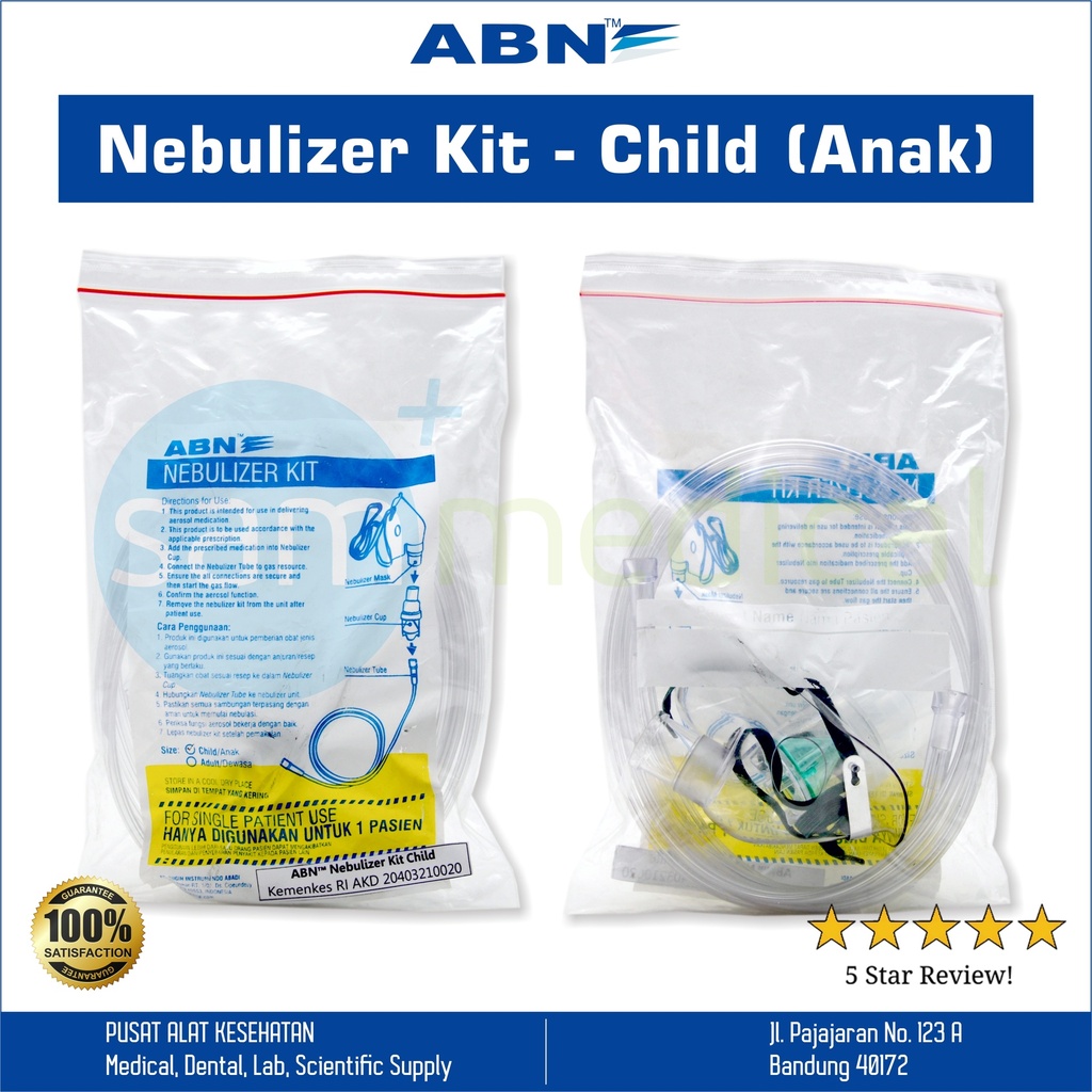 [00120200191] ABN Nebulizer Kit - Anak