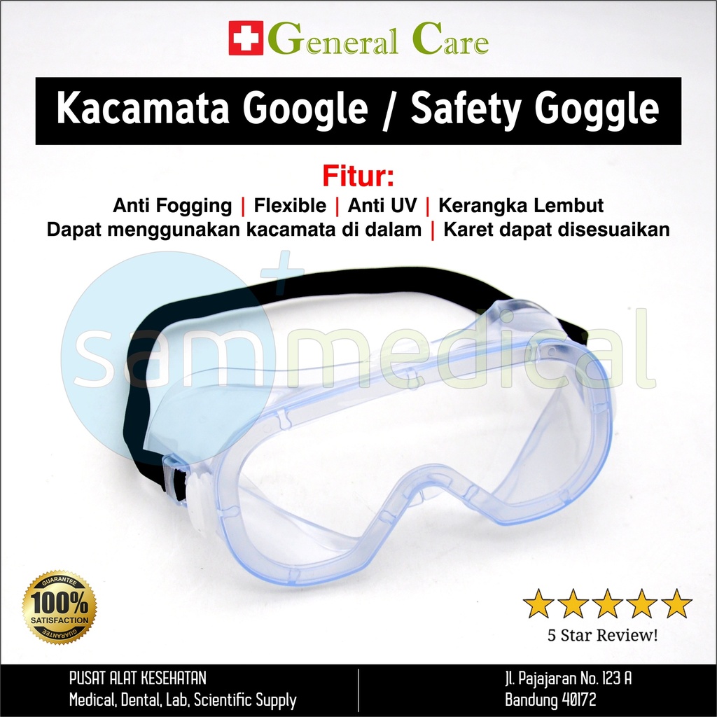 [00120200204] General Care Kacamata Google / Safety Goggle