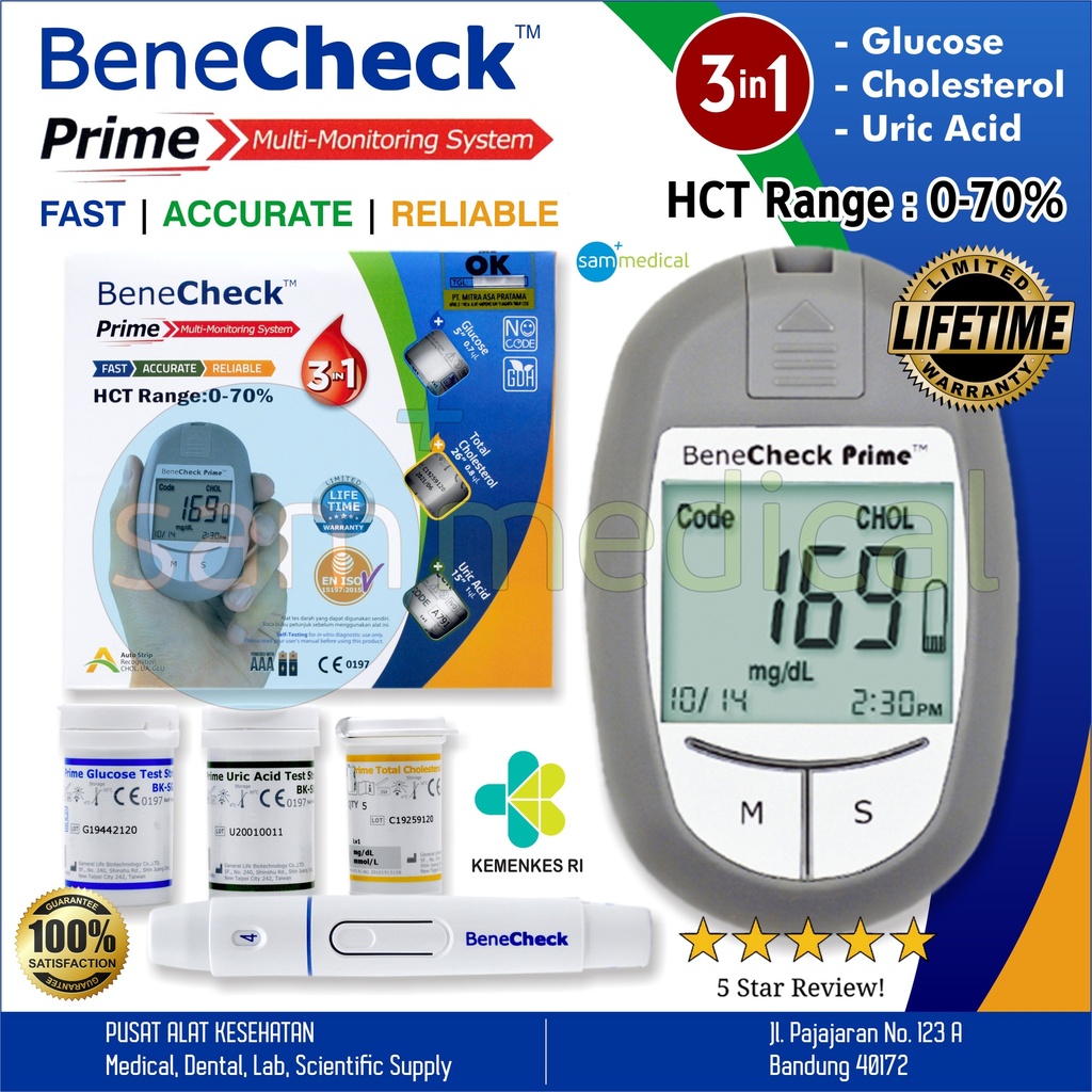 [00120200259] Benecheck PRIME 3in1 Multi Monitoring System 