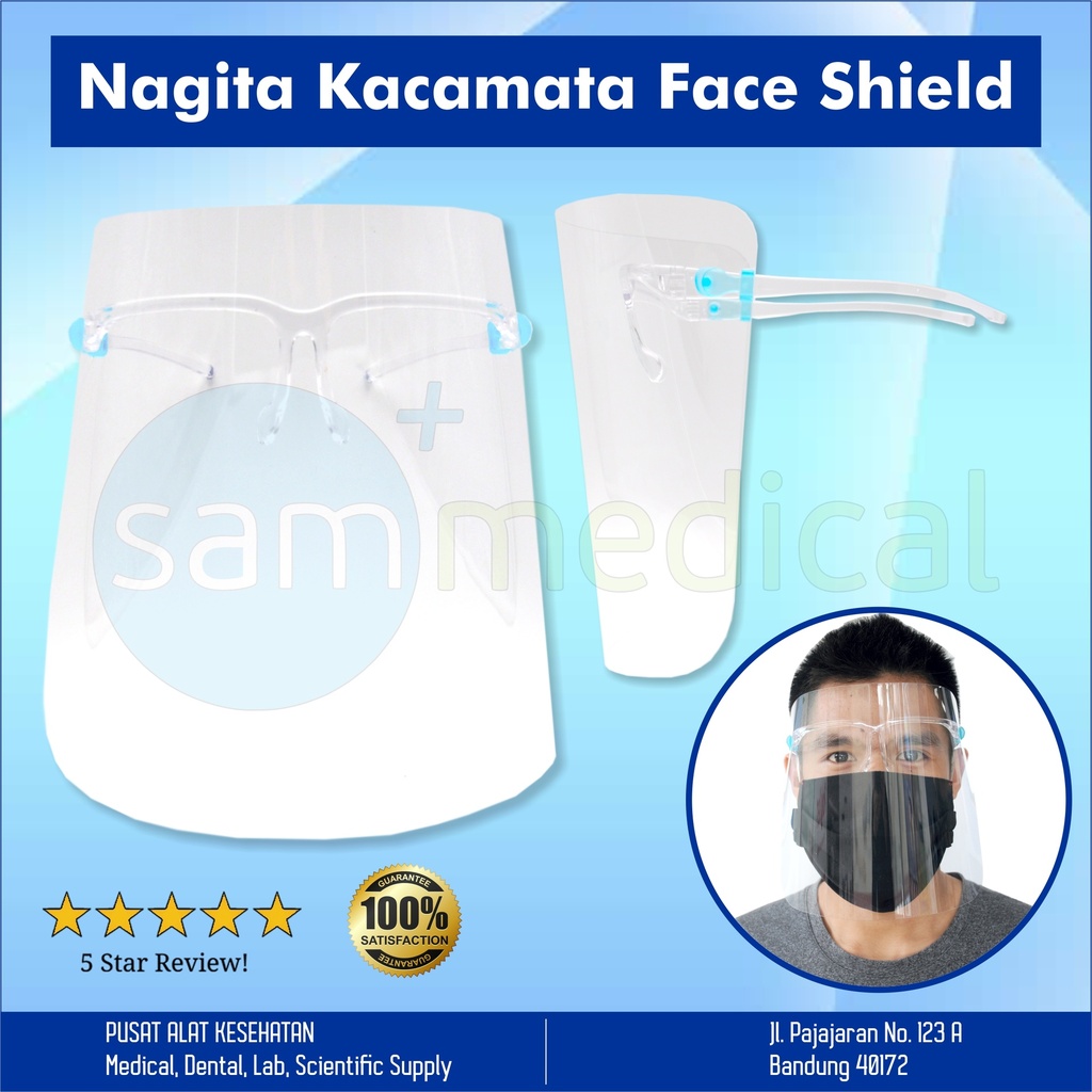 [00120200300] Nagita Kacamata Face Shield