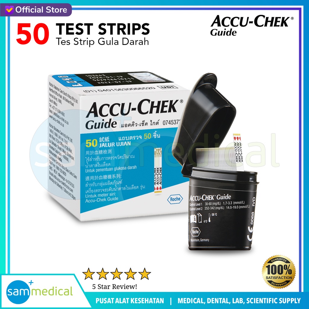 Accu Chek Guide Strip - 50 strip