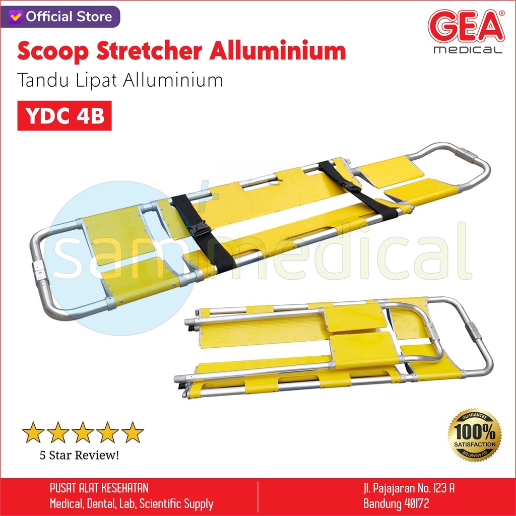 GEA Scoop Stretcher Alluminium- YDC 4B