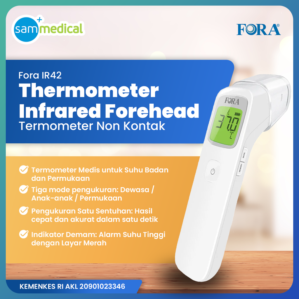 [00120200324] Fora Thermometer Infrared Forehead IR42