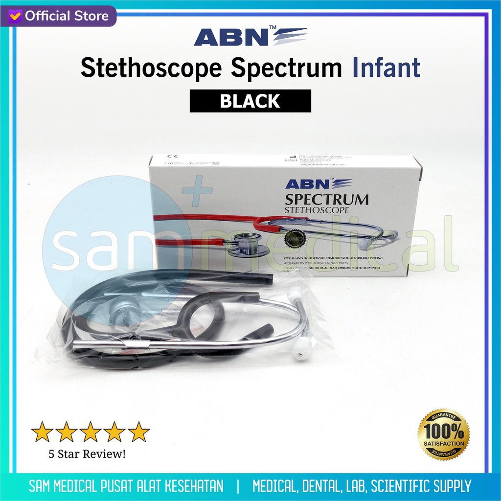 [00120200358] ABN Stethoscope Spectrum Infant - Black