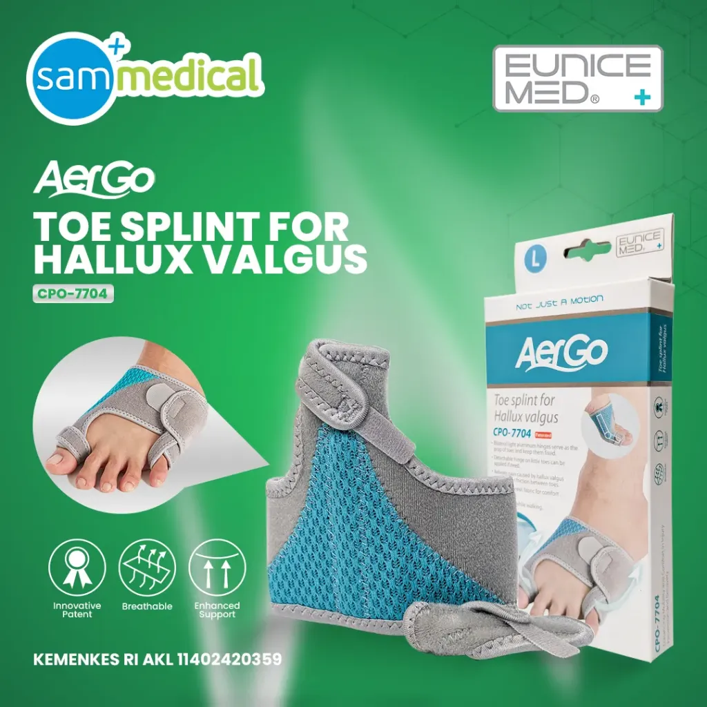 EuniceMed AerGo Toe Splint for Hallux Valgus CPO-7704 Size L