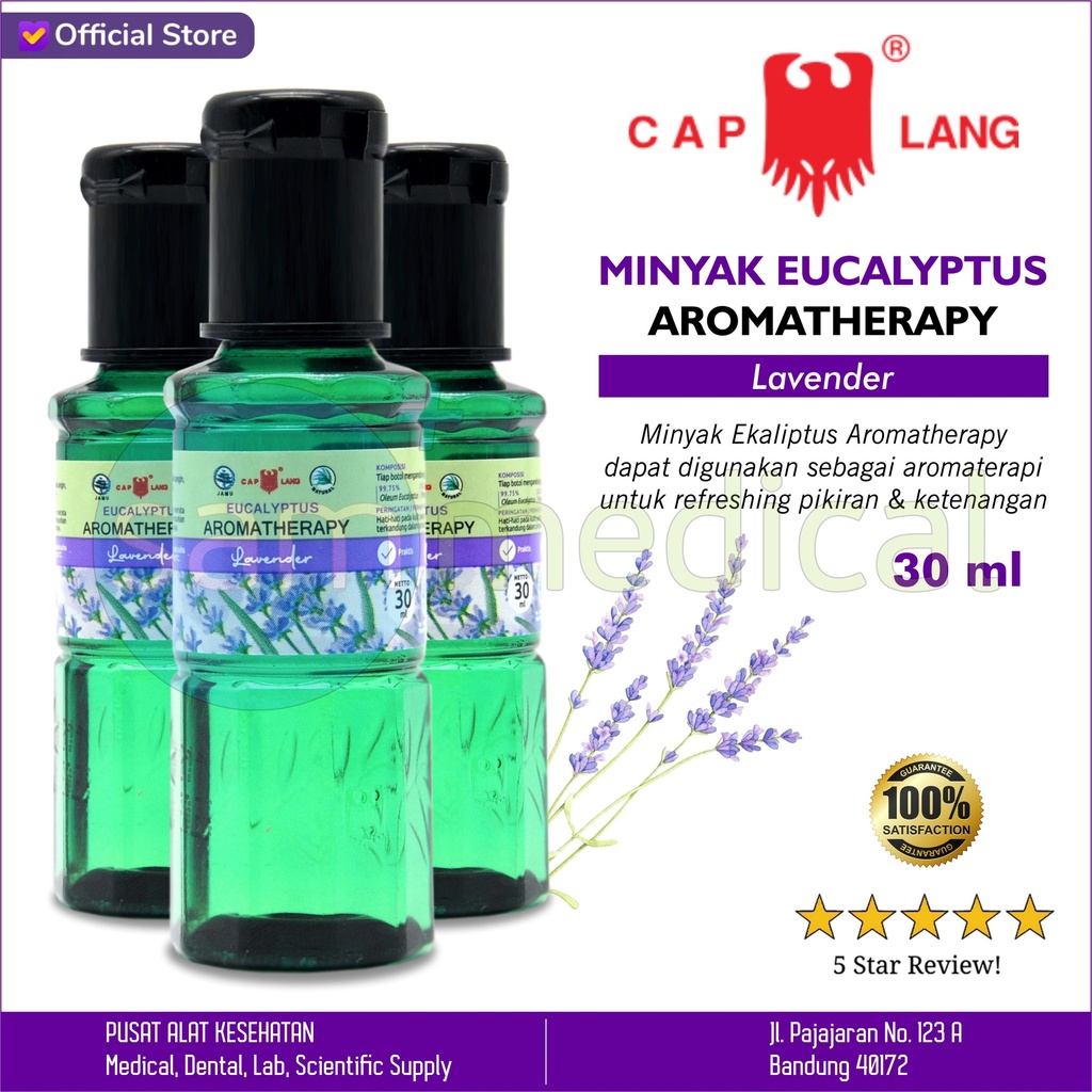 [00220200012] Cap Lang Minyak Kayu Putih Aromatherapy Lavender 30ml