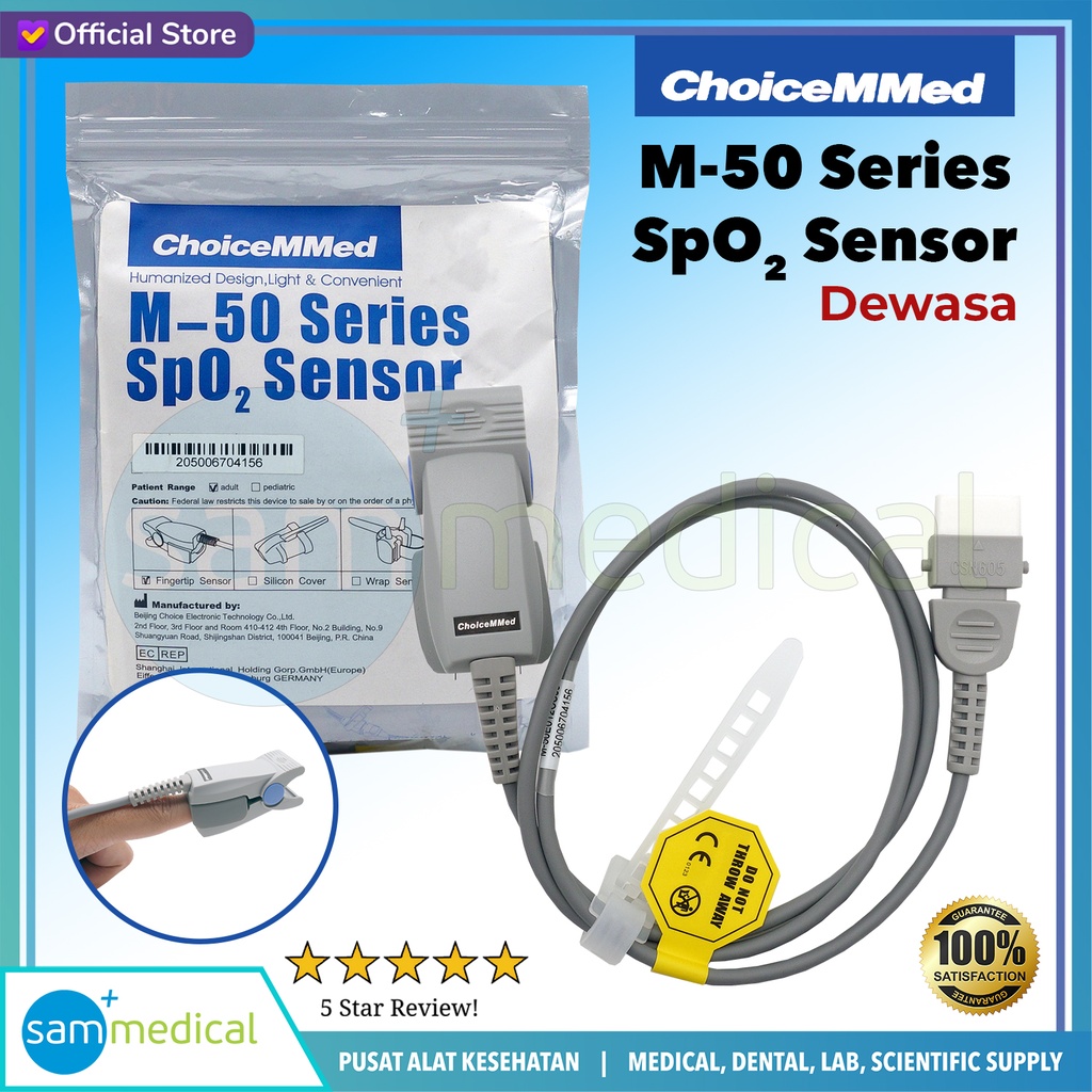 [00120200402] Choicemed Spare Part Kabel spO2 - Dewasa