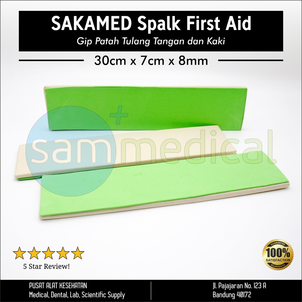 [00120200415] SAKAMED Spalk First Aid 30x7