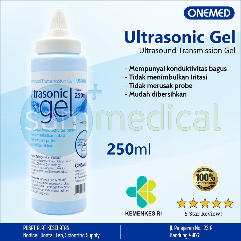 [00120200486] One Med USG Gel / Ultrasonic Gel - 250ml