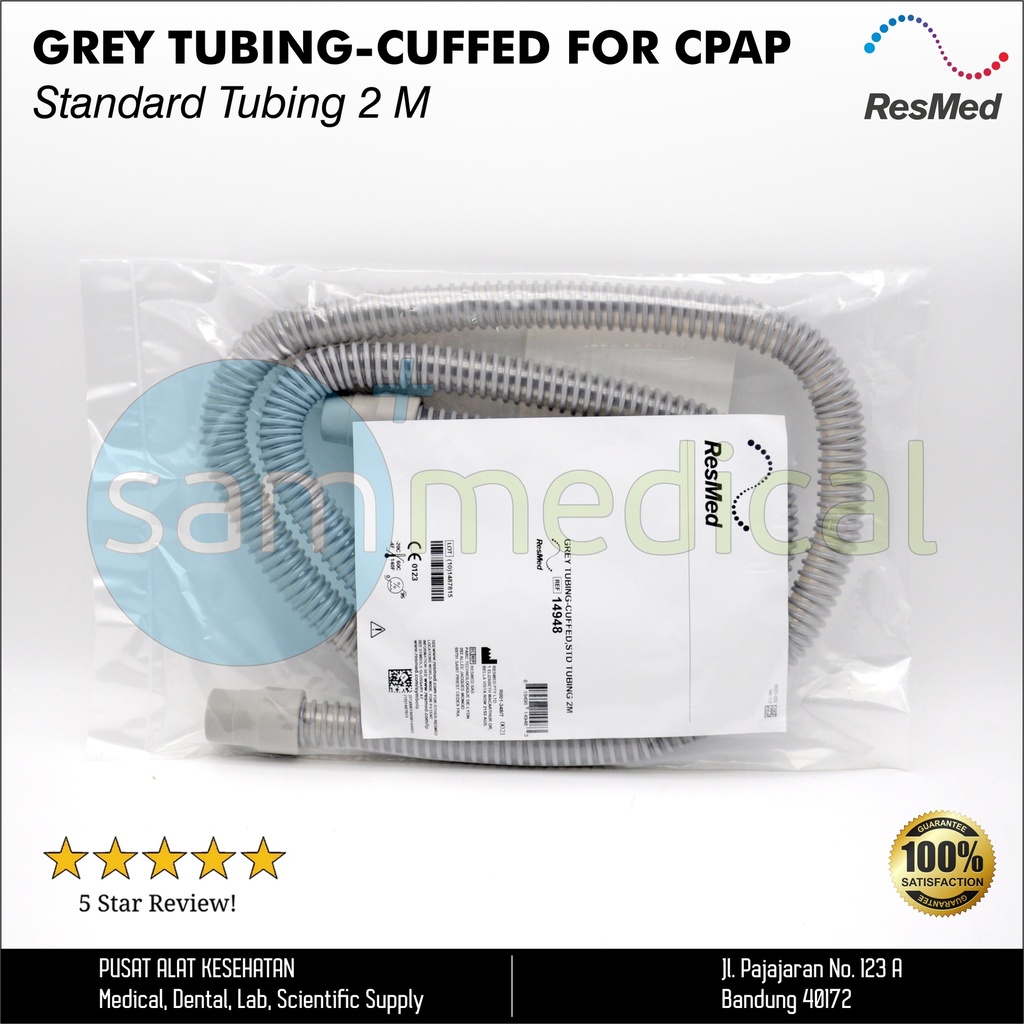 ResMed Spare Part Grey Tubing for CPAP