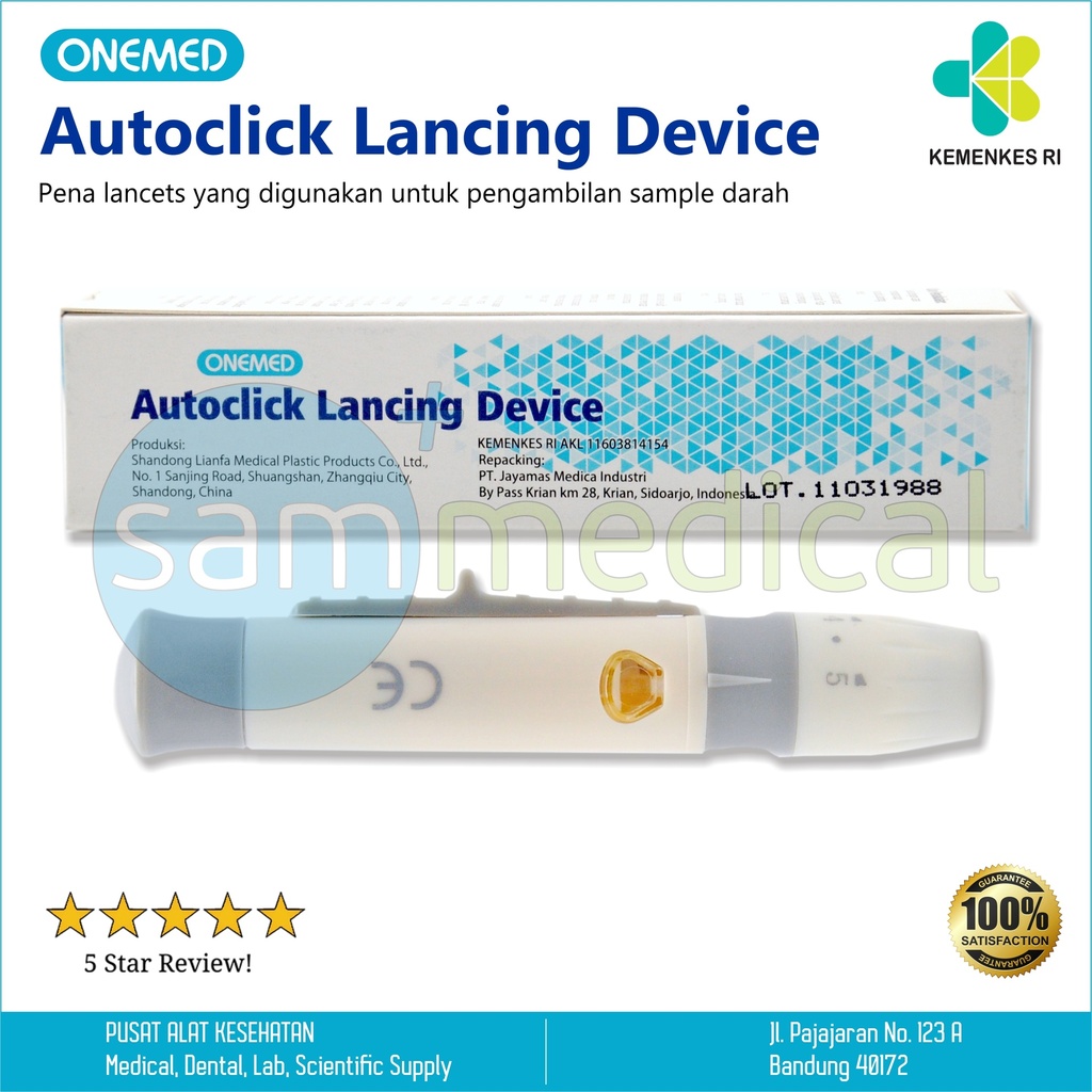 One Med Lancing Device Autoclix 