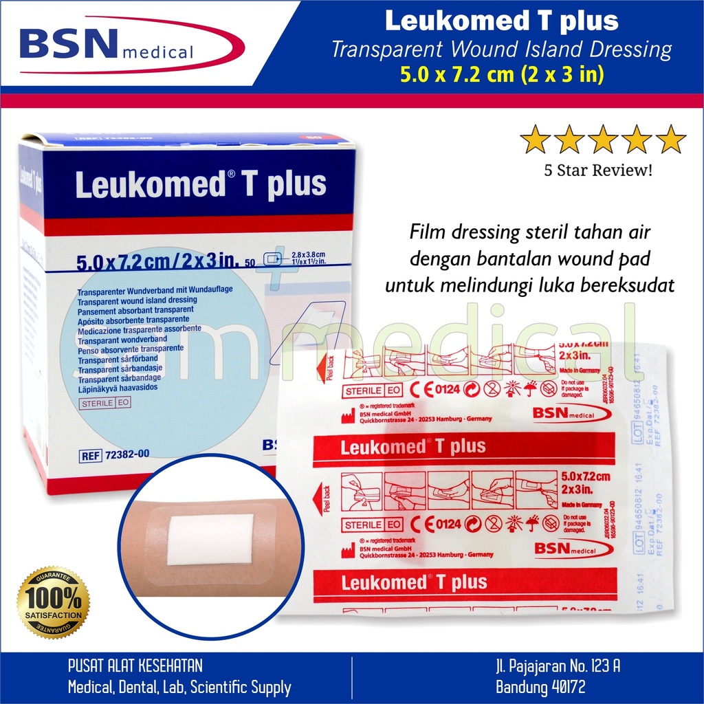 [00120210016] BSN Leukomed T Plus 7.2x5cm