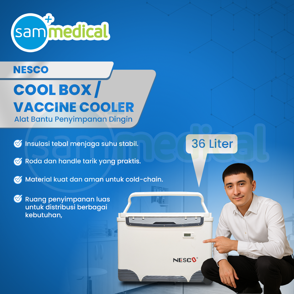 [00120210032] Nesco Cool Box / Vaccine Cooler 36liter